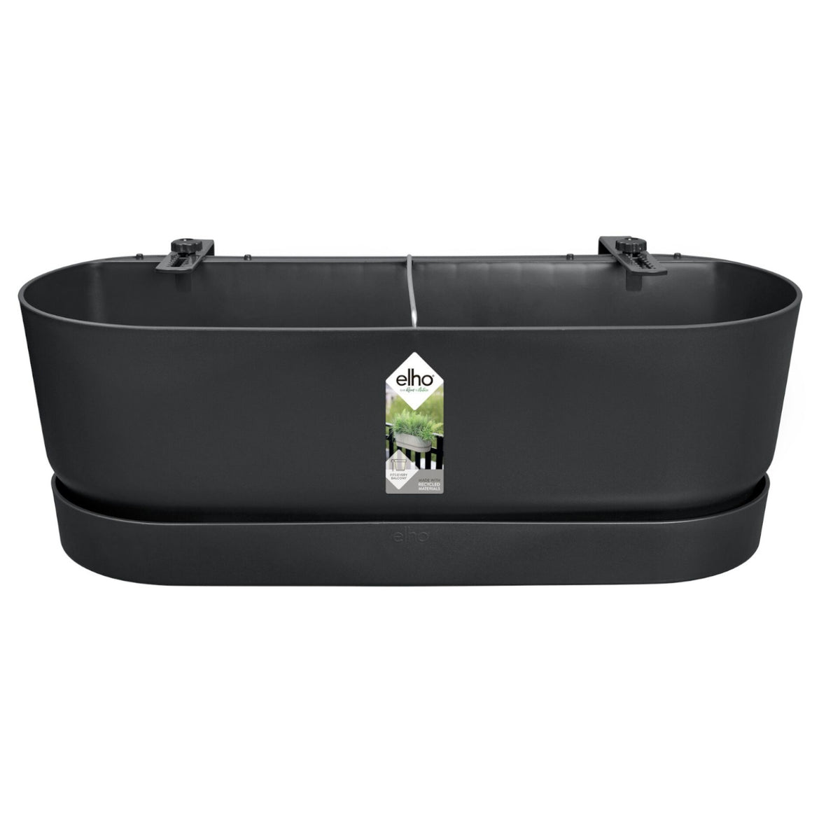 Elho balkonkasten Greenville easy balcony Living schwarz - - Willemse