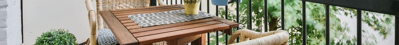 Trendiger Balkon