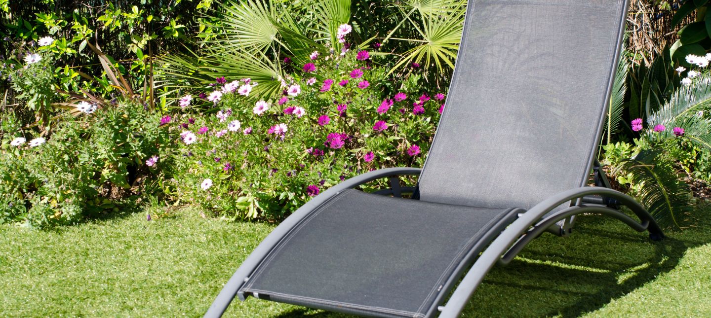Garten in voller Sonne