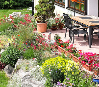 Bunte Terrasse