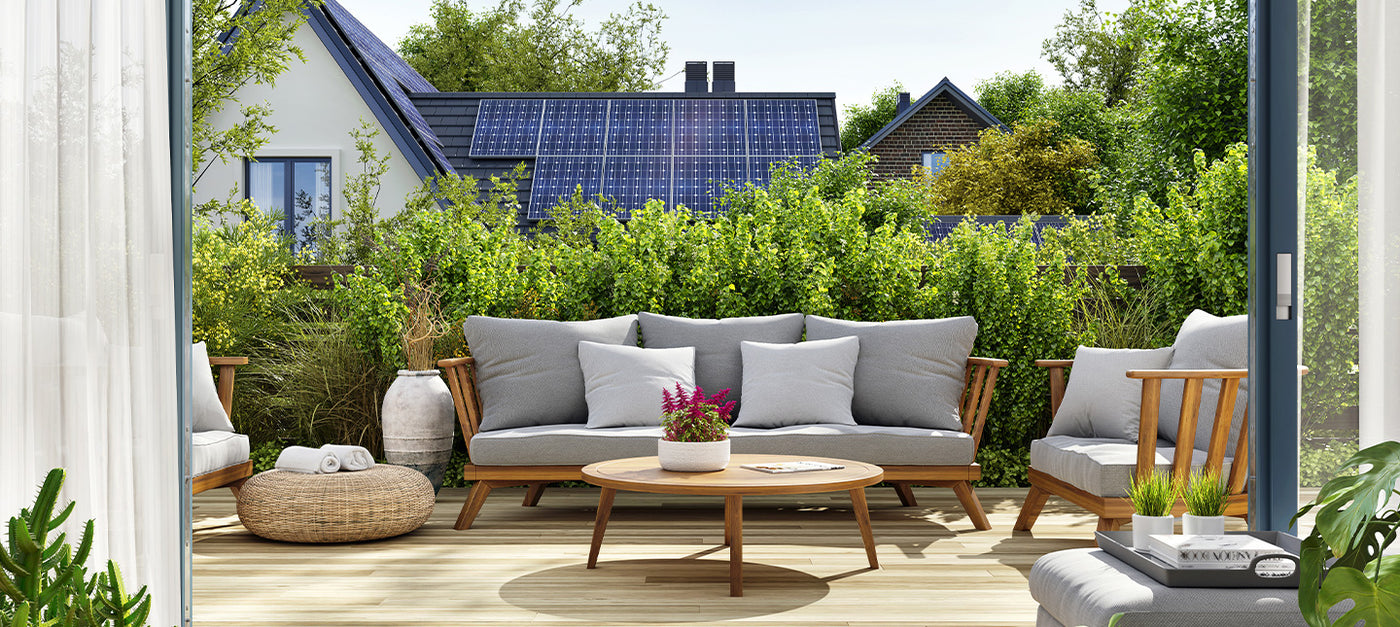 Moderne Terrasse