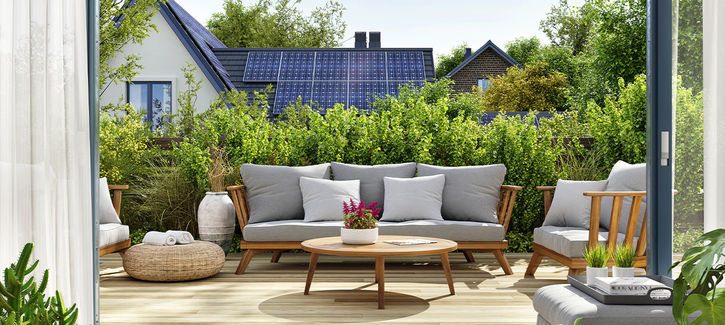 Moderne Terrasse
