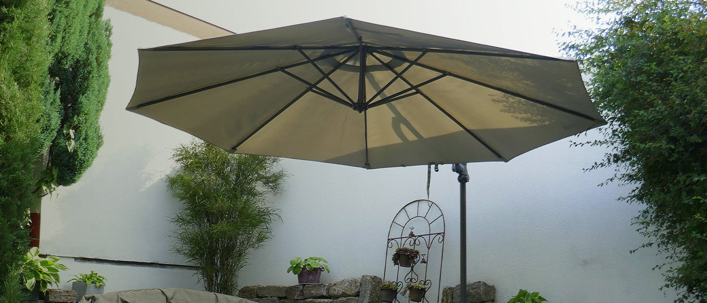 Sonnenschirme, Pavillons und Sichtschutz