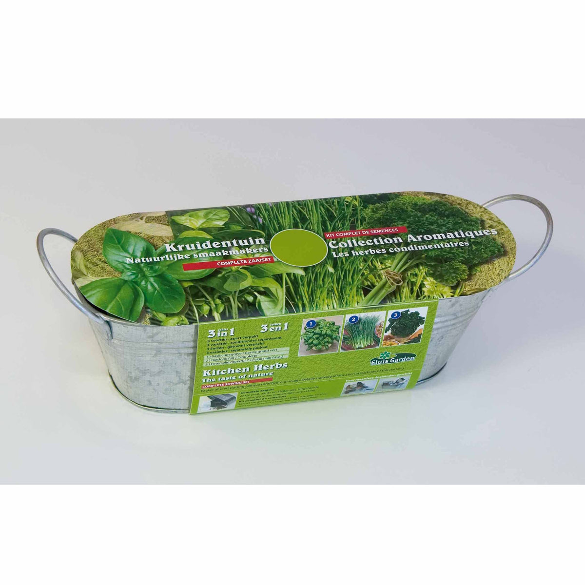 Das Set Aromaten im Blumenkasten Zink -  - Willemse