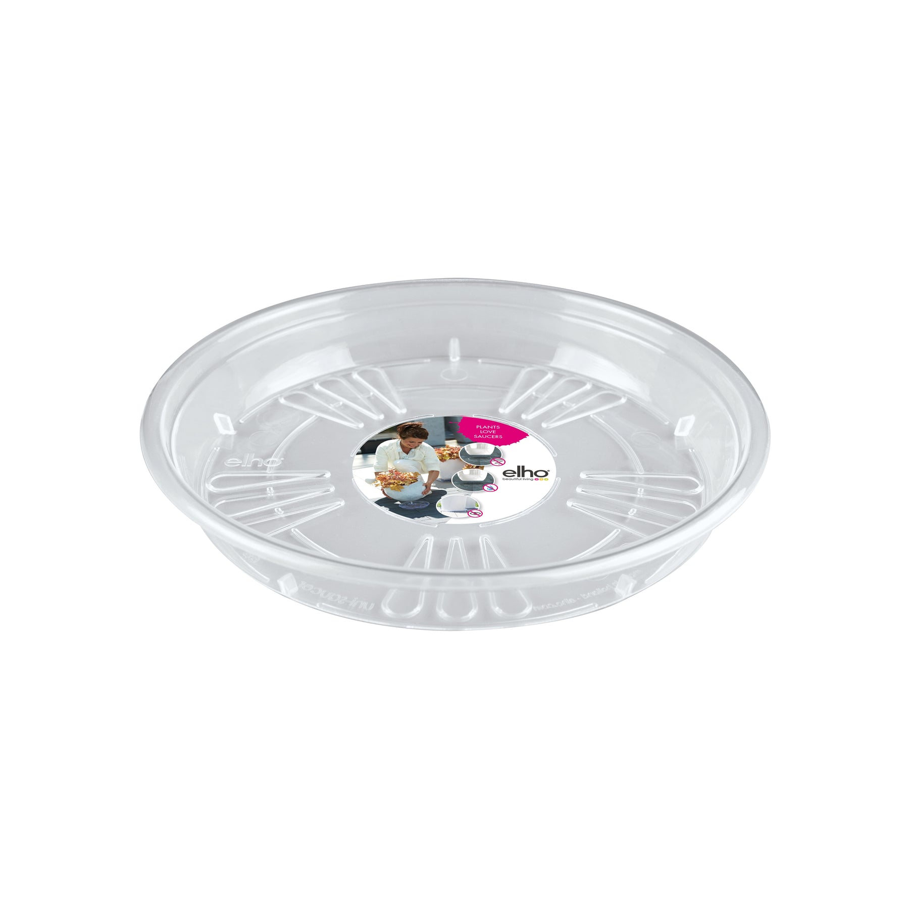 Elho Untertasse Uni-Saucer transparent - Willemse