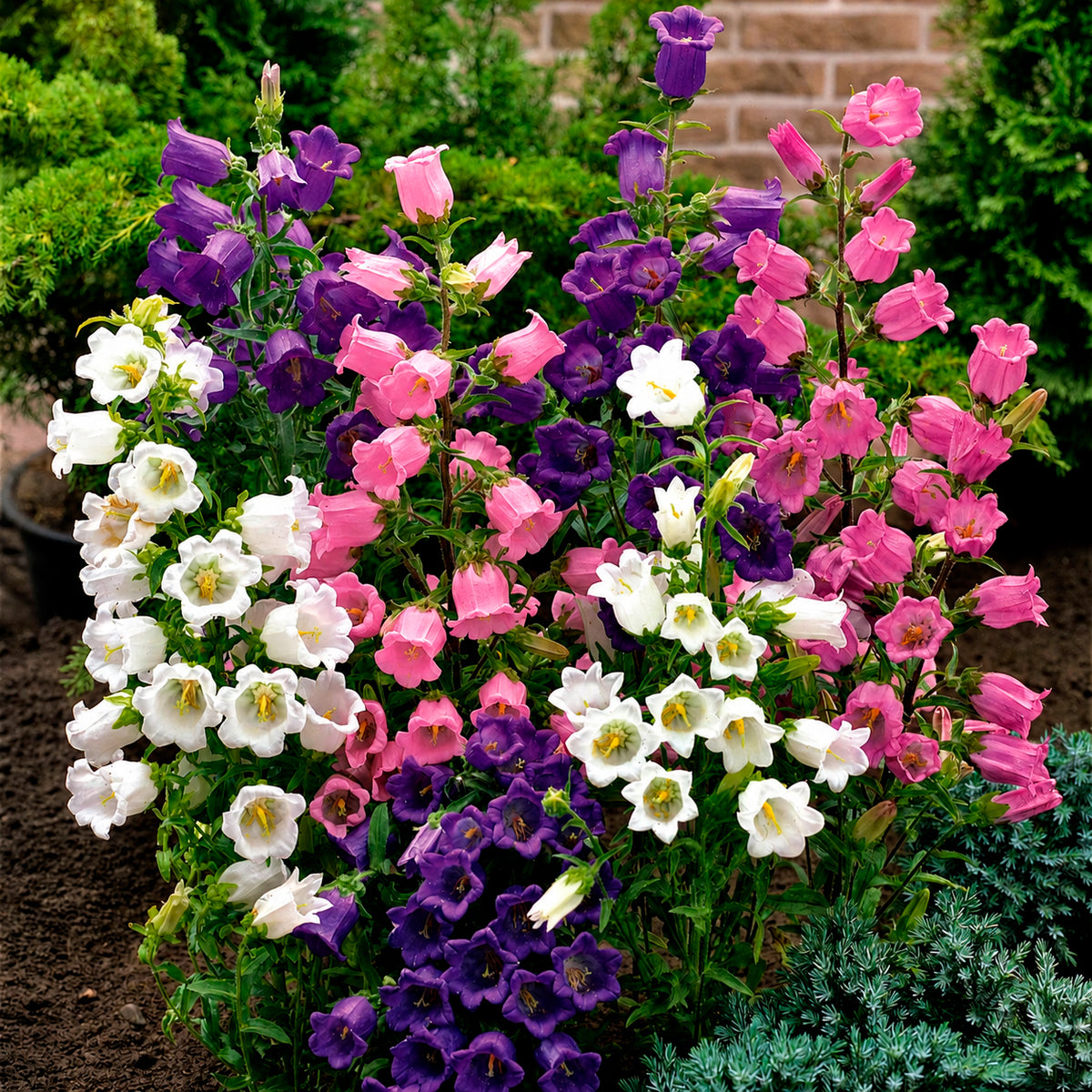 Campanula medium carillon - Glockenblumen Mischung Carillon (x2) - Glockenblumen
