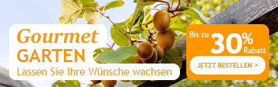 Gourmet-Garten bis zu 30 % Rabatt!