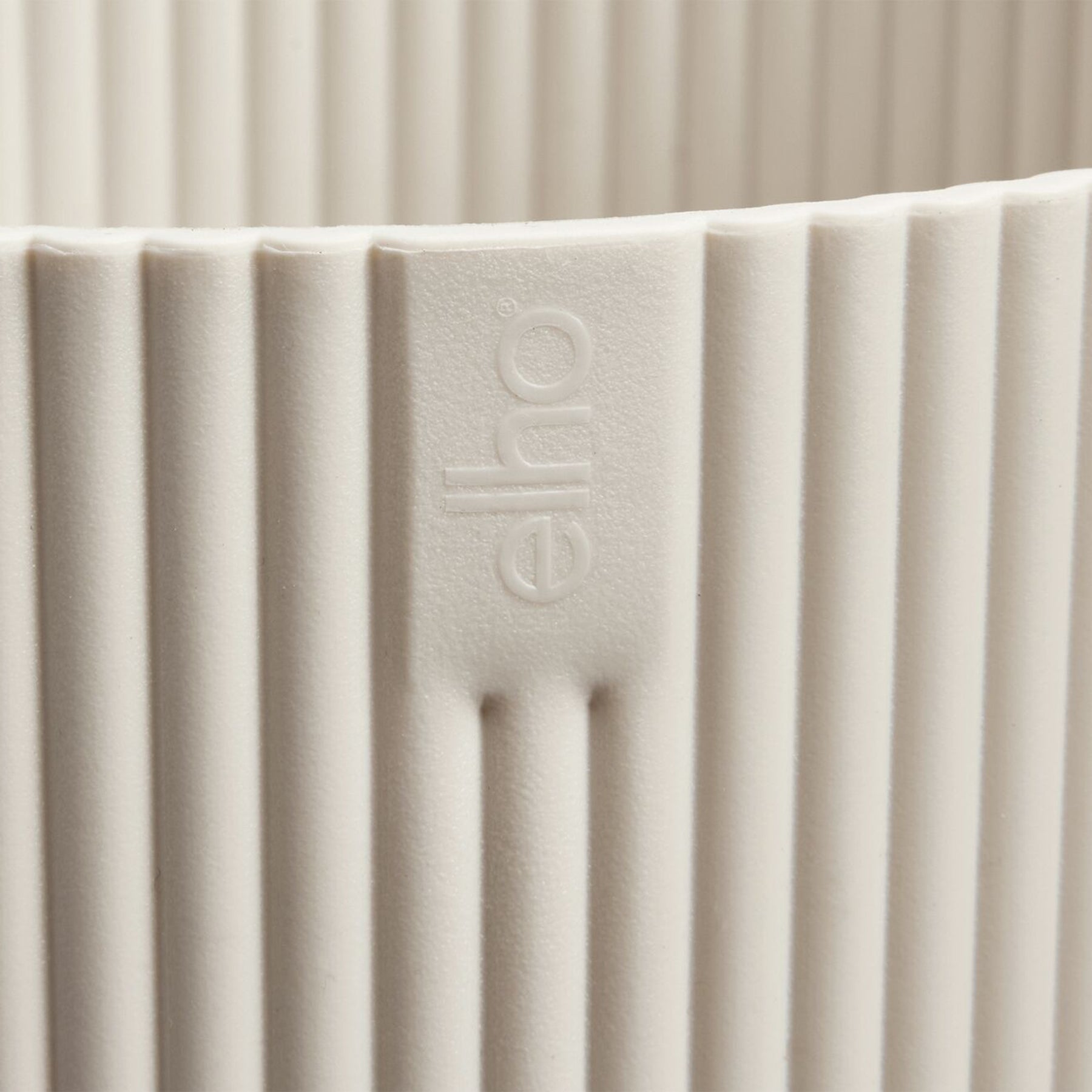 Innenblumentöpfe und Übertopf - Elho Blumentopf Vibes fold rund leinenweiß - 