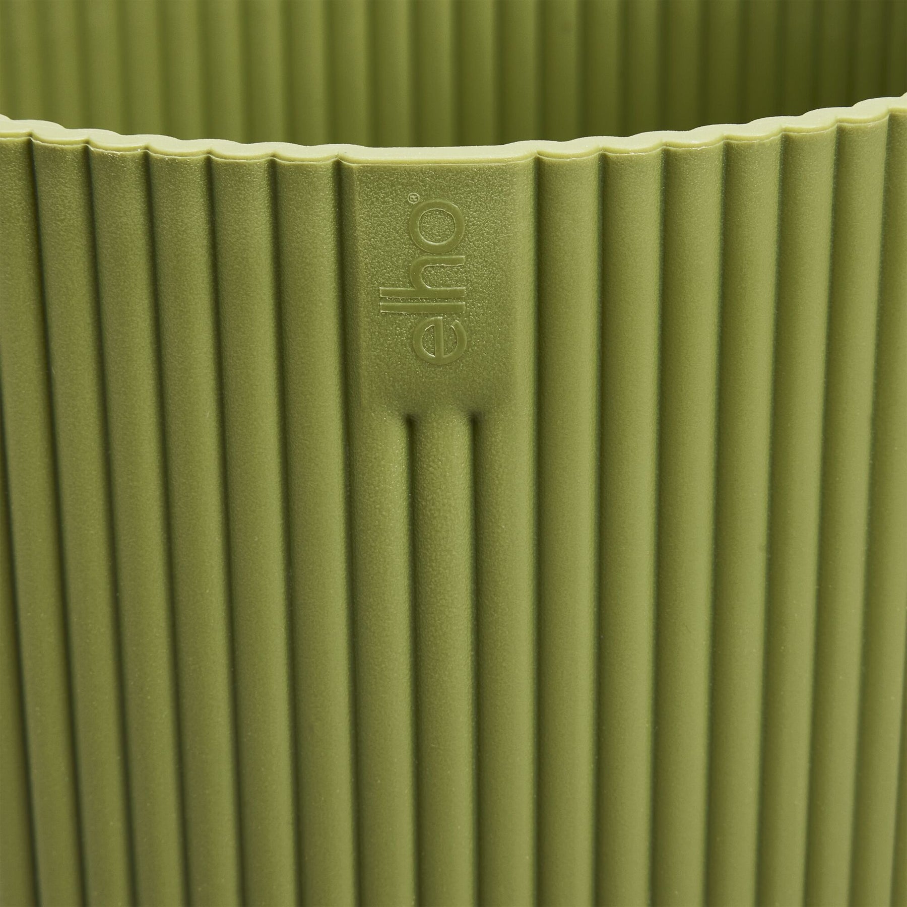  - Elho Blumentopf Vibes fold rund ferngrün - Innenblumentöpfe und Übertopf
