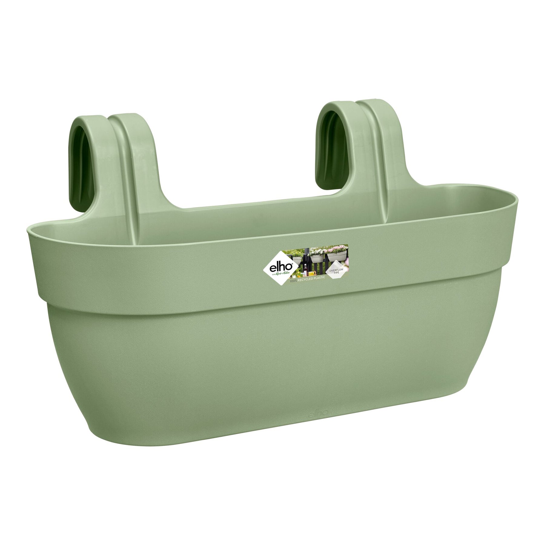 Pflanzgefäße und Blumenkästen - Balkonkasten vibia campana easy hanger large pistazien grün - 