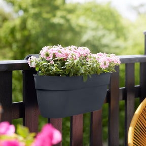 Balkonkasten vibia campana easy hanger large anthrazit - Willemse