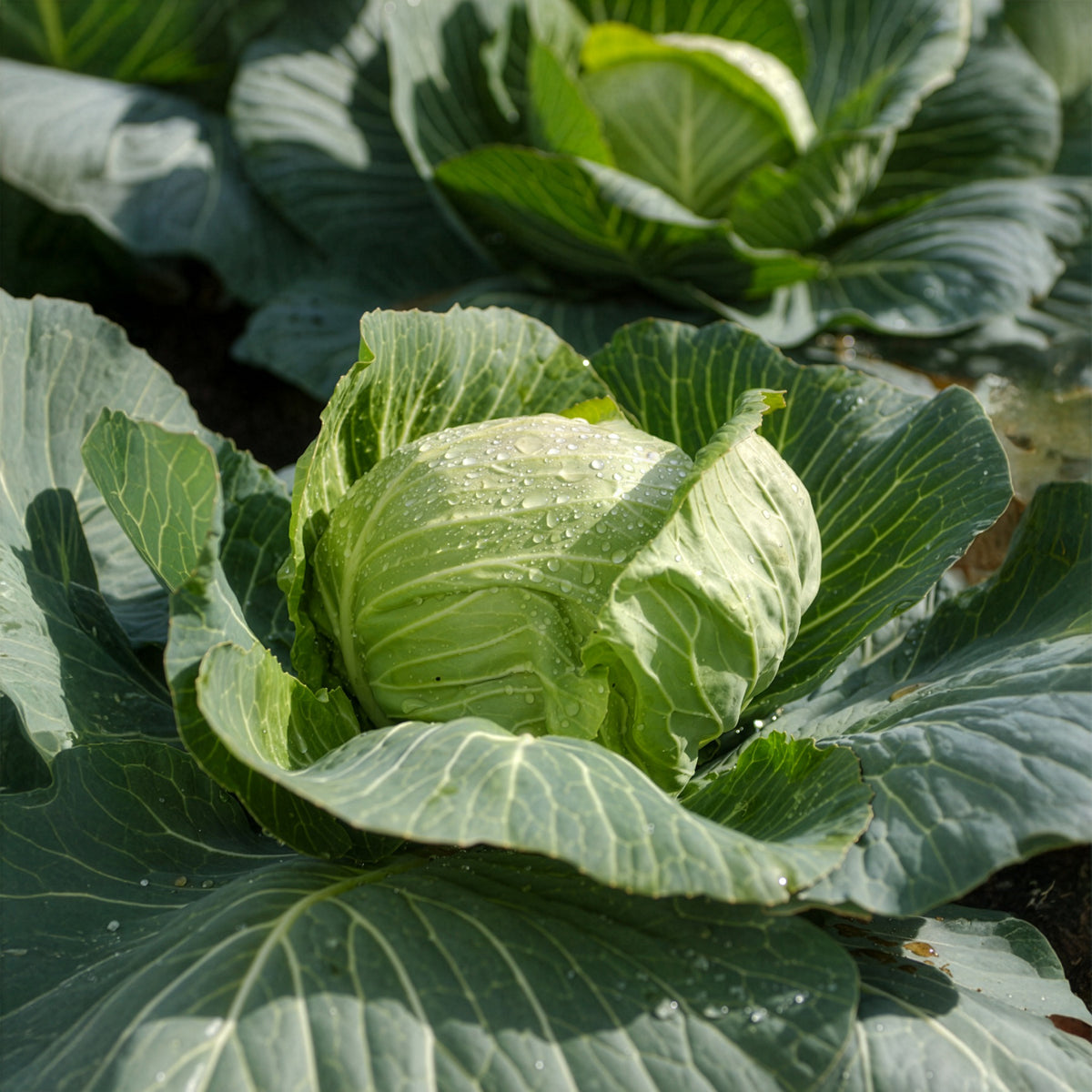 Brassica oleracea capitata Tête de Pierre F1 - Weißkohl  Tête de Pierre F1 - Gemüsepflanzen