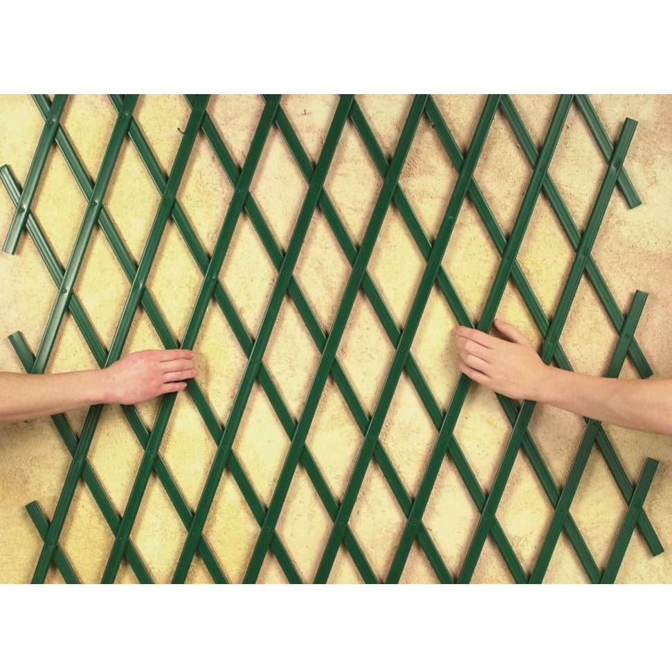 Erweiterbares gartengitter für kletterpflanzen. Inklusive kit zur wandbefestigung -  - Willemse