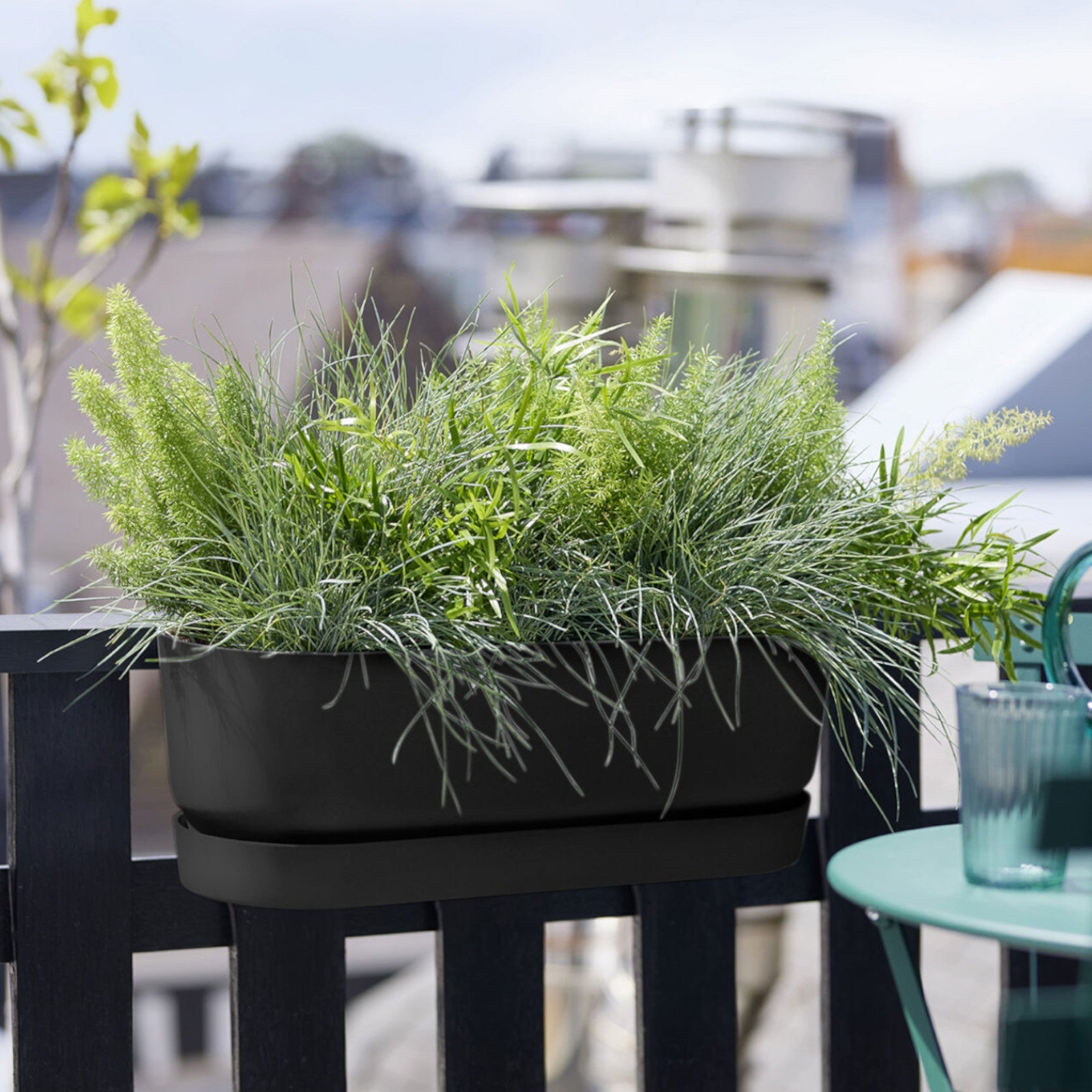 Balkonkasten Greenville Living schwarz - Willemse