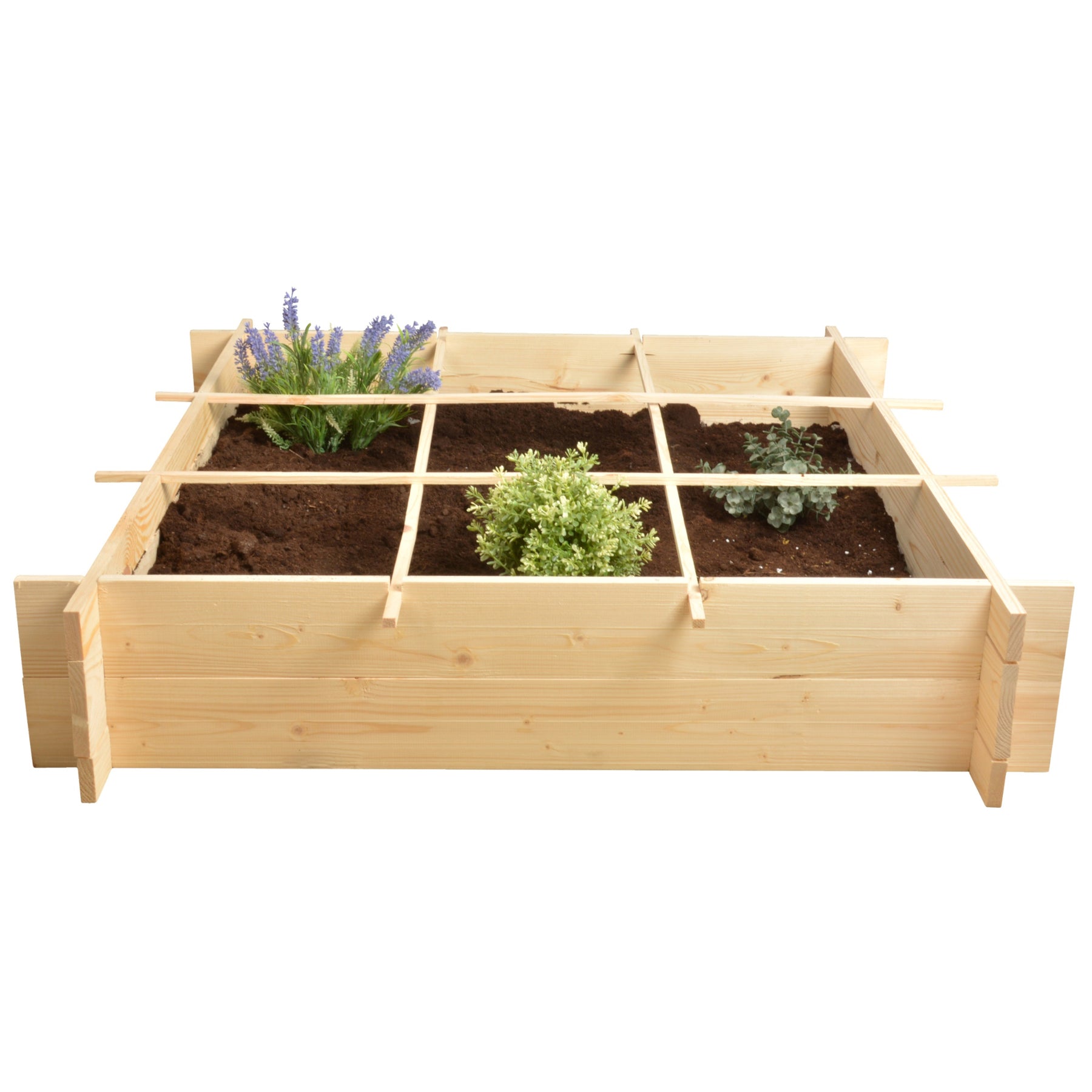 Gemüsegartenquadrat aus FSC-Kiefernholz