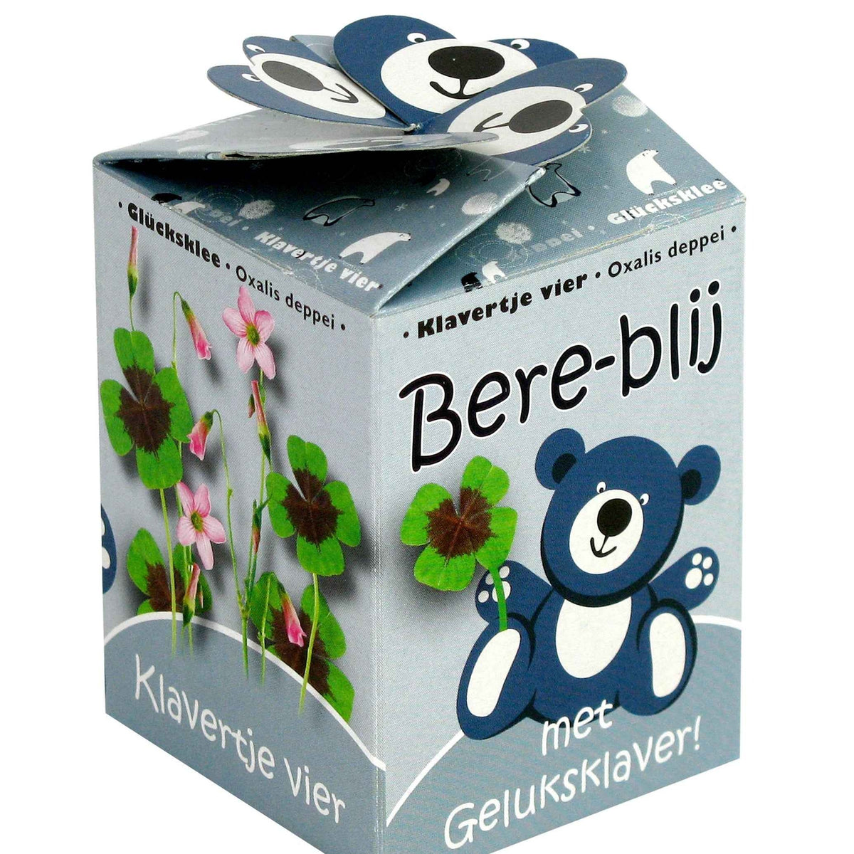 Set Glücksklee Happy Bear blau - Willemse